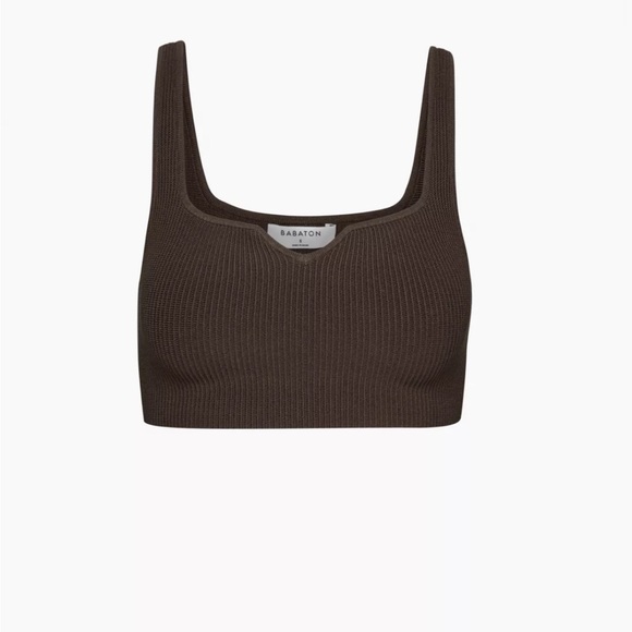 Babaton Sculpt Knit Notch Tank - Picture 3 of 8